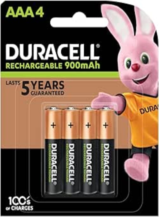 Duracel Rechargeable AAA 4 900mAh